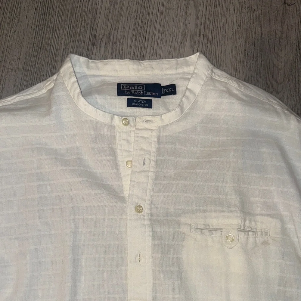Men's Polo Ralph Lauren Cream 100% Cotton Shirt